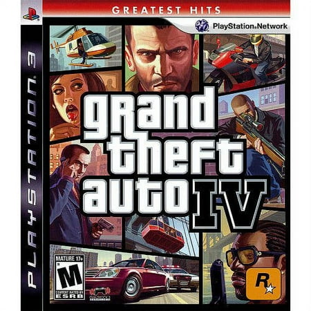 Restored Rockstar Games Grand Theft Auto 4 (PS3) - Action & Adventure Game (Refurbished)