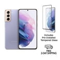 thumbnail image 1 of Restored Samsung Galaxy S21 5G G991U (Fully Unlocked) 128GB Phantom Violet with Screen Protector (Refurbished), 1 of 5