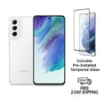 thumbnail image 1 of Refurbished Samsung Galaxy S21 FE 5G G990U (Fully Unlocked) 256GB White with Screen Protector, 1 of 6