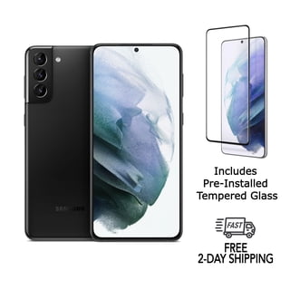 Restored Samsung Galaxy S21+ Plus 5G G996U (Fully Unlocked) 128GB Phantom Black with Screen Protector (Refurbished)