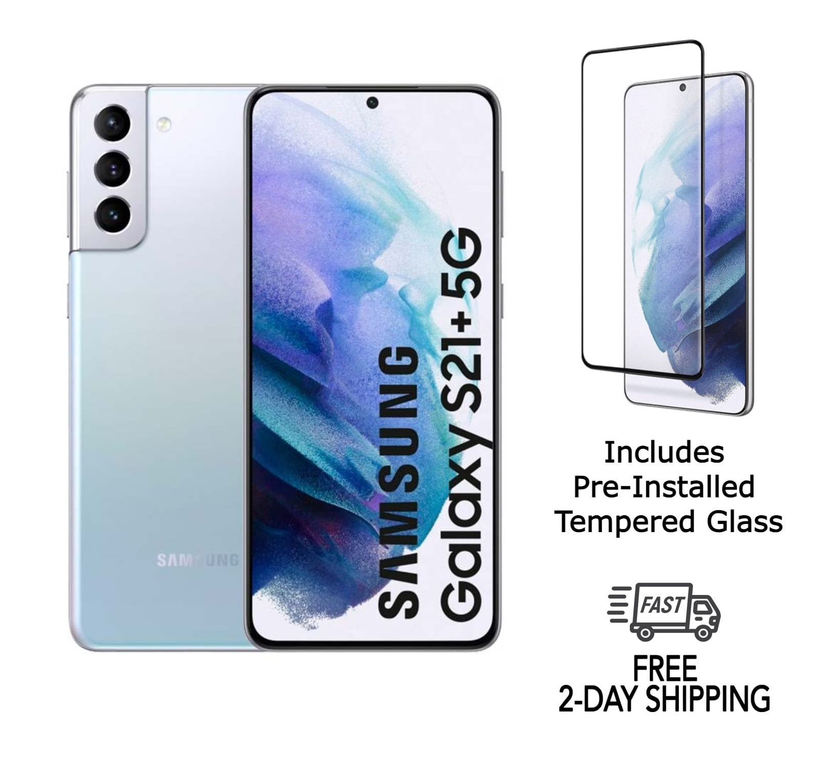 Samsung Galaxy S21 Plus 5G 128GB Factory CDMA/GSM Unlocked - Phantom Silver