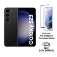 thumbnail image 1 of Refurbished Samsung Galaxy S23 5G S911U (Fully Unlocked) 128GB Phantom Black with Screen Protector, 1 of 5