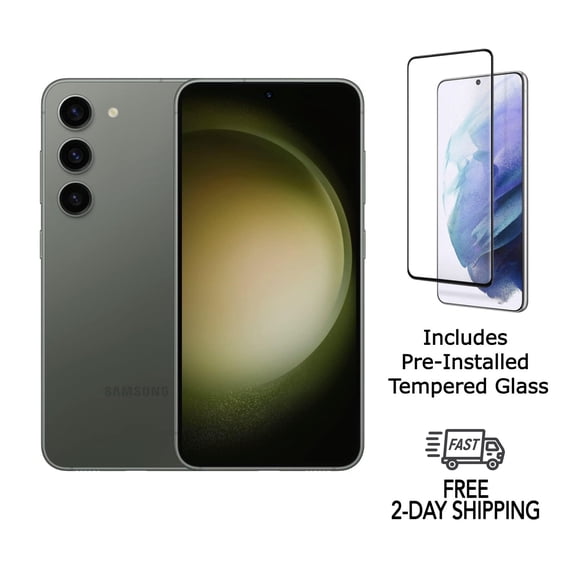 Samsung Galaxy S23 5G S911U (Fully Unlocked) 256GB Green with Screen Protector