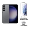 thumbnail image 1 of Samsung Galaxy S23 Plus 5G S916U (Fully Unlocked) 256GB Graphite with Screen Protector, 1 of 4