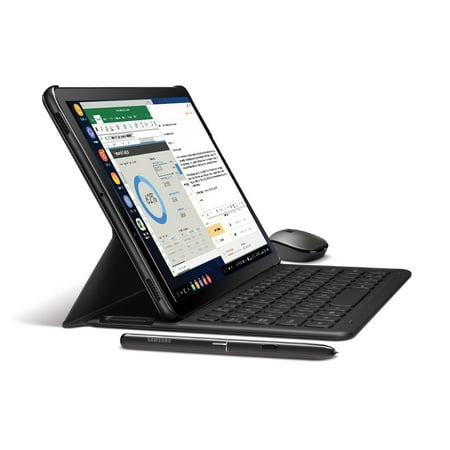 Restored Samsung Galaxy Tab S4 10.5" 64GB Black Wi-Fi SM-T830NZKZXAR w/Keyboard & Pen (Refurbished)