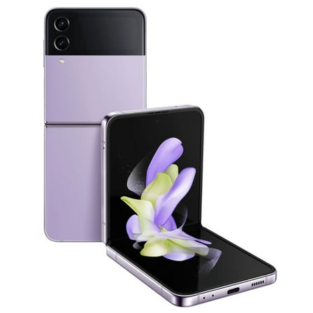 Restored Samsung Galaxy Z Flip4 5G F721U (Fully Unlocked) 256GB Bora Purple (Refurbished)