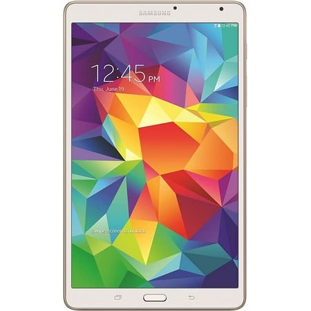 Restored Samsung SM-T700NZWAXAR Galaxy Tab S 8.4" 16 GB Android Tablet, Dazzling White (Refurbished)