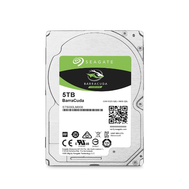 Refurbished Seagate ST5000LM000 BarraCuda 5TB Internal Hard Drive HDD 2.5 Inch SATA 6Gb/s 5400