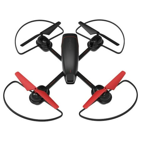 Restored Sharper Image 2B18DF94 Mach Drone Racer Set - Black/Red (Refurbished)