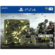 Restored Sony CUH-1115A PlayStation 4 Slim 1TB Call of Duty WWII Bundle (Refurbished)