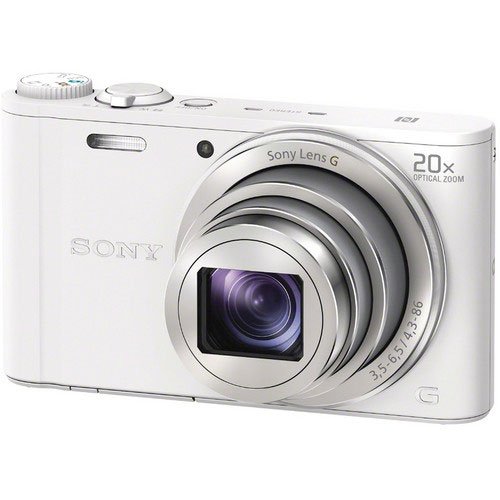 Restored Sony DSC-WX350/W Digital Camera with 18.2 MP and
