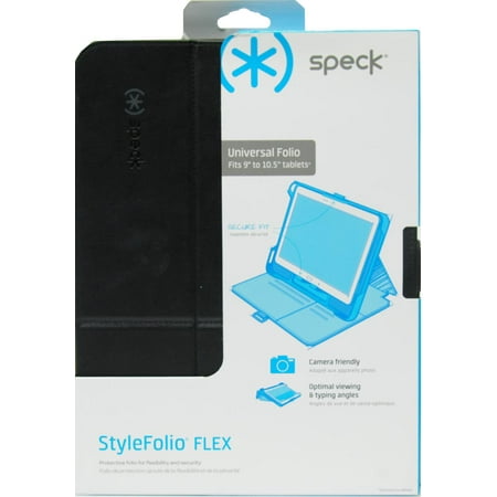 Restored Speck 76709-B565 7-8.5" Tablet Folio Universal Case, Black (Refurbished)