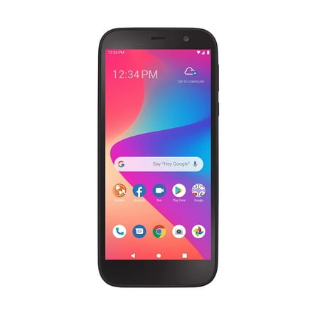 Restored TracFone TFBLB131DCP 5.5" 3GB 32GB 4G LTE Prepaid Smartphone, Black (Refurbished)