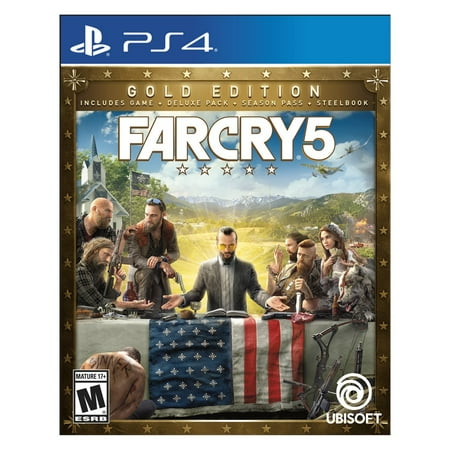 Restored UBI Soft Far Cry 5 Steelbook - PlayStation 4 Gold Edition (Refurbished)