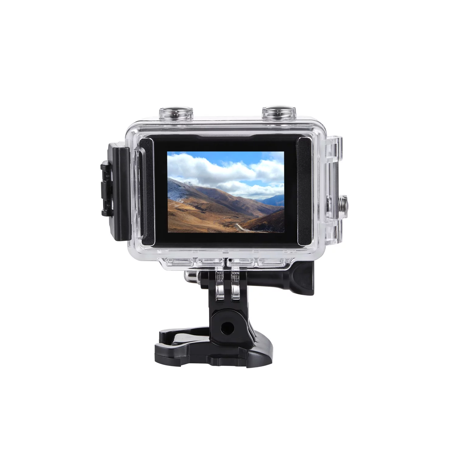 Refurbished Vivitar DVR923 4K Ultra HD Action Camera Kit Dual Screen with Wifi Bonus Battery