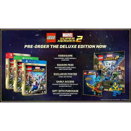 Restored Warner Home Videos Lego Marvel Superheroes 2 Deluxe Nintendo Switch (NS) (Refurbished)