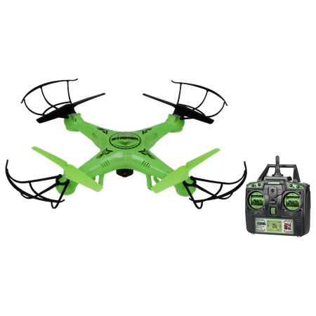 Restored World Tech Toys 2.4Ghz Striker Glow-in-The-Dark 4.5 Channel RC Spy Drone (Refurbished)