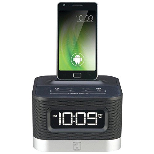 Restored iHome iC50BY Android Alarm Clock Speaker Dock (Refurbished