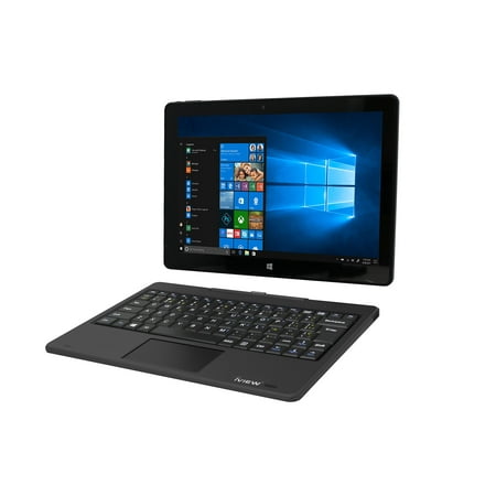 Restored iView i1040QW-BK 10.1" Tablet With Docking Keyboard, Windows 10 (Refurbished)