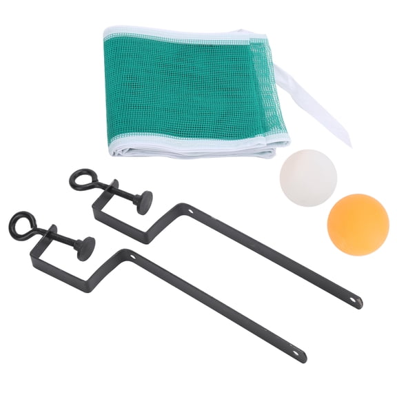 Regail Portable Children Table Tennis Net and Post Set - Mini Table Tennis Mesh Replacement Set for Indoor and Outdoor Ping Pong Games, Easy Setup (11.42 inches / 29 cm)