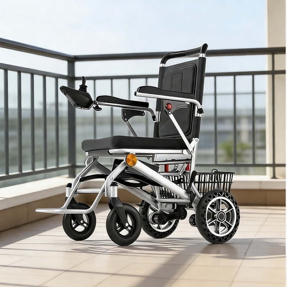 Regain Your Lifestyle: 500W Foldable Lightweight Electric Wheelchair for Adults, All-Terrain 15-Mile Freedom Chair for Active Seniors & Daily Explorers