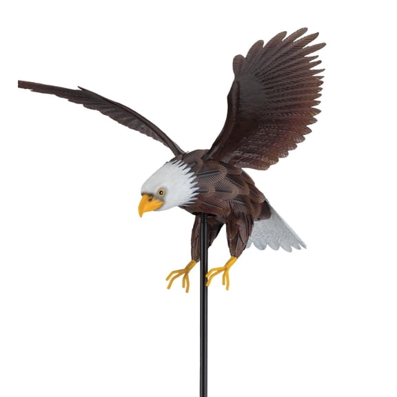 Regal Art & Gift Bird Bouncie Stake - Eagle Metal 65.75" Statue Garden