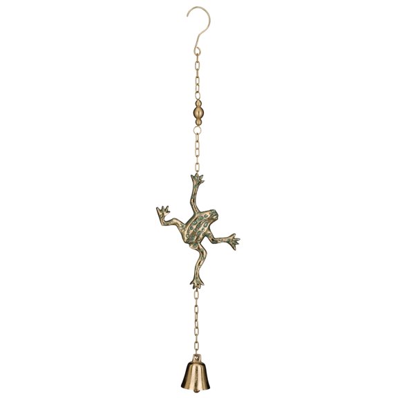 Regal Art & Gift Cast Garden Bell - Frog Metal 29.25" Accessory Outdoor
