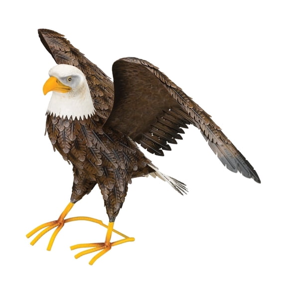 Regal Art & Gift Eagle Decor - Wing Up Metal 18.5" Bird Statue