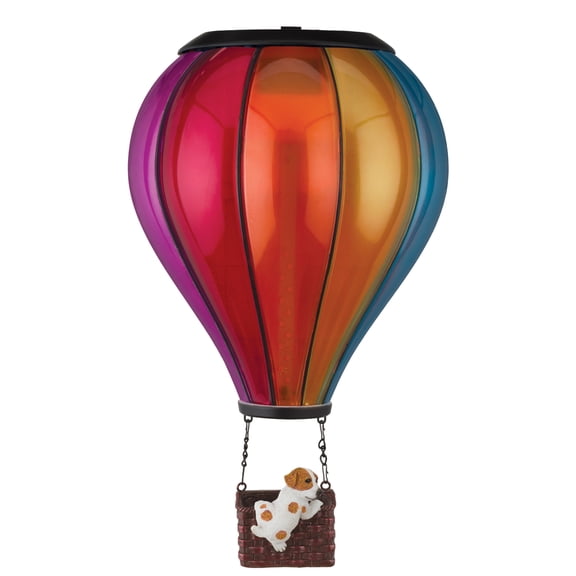 Regal Art & Gift HAB Sconce Solar Wall Decor - Rainbow Metal 12.75" Light Lantern