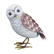 Regal Art & Gift Barn Owl - SM Metal 8 Bird Statue