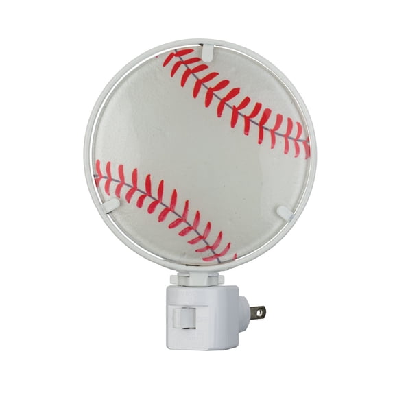 Regal Art & Gift Night Light - Baseball Metal 6" Led Plug-In
