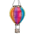 thumbnail image 1 of Regal Art & Gift Hot Air Balloon Solar Lantern SM - Rainbow Metal 15" Light Led, 1 of 4