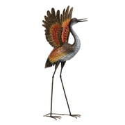 Regal Art & Gift Sparta Crane Decor - Down Metal 30" Bird Statue