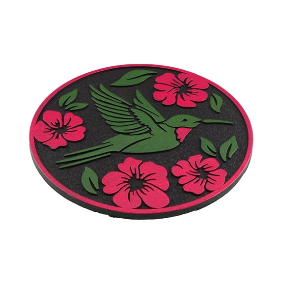Regal Art & Gift 12" Stepping Stone - Hummingbird Rubber Garden Accessory