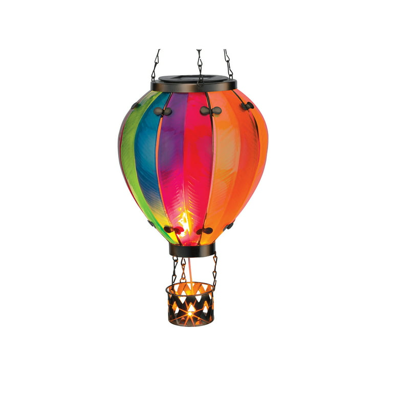 Hot Air Balloon Outdoor Hanging Solar LED Lantern