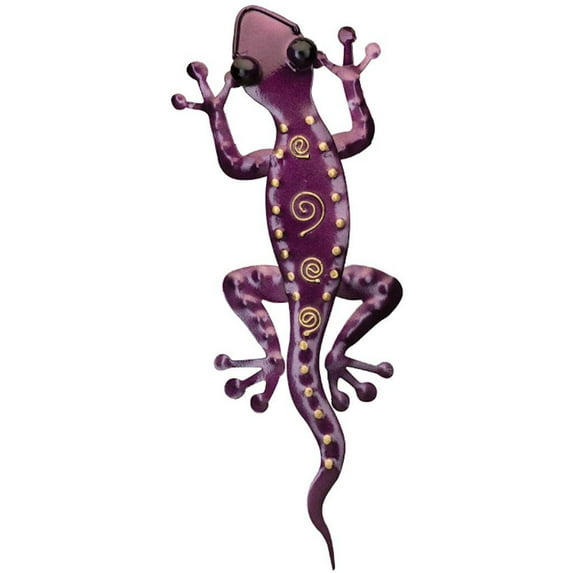 Regal Art and Gift 05533 - Gecko Decor 11" - Purple Wall Decor Figurines