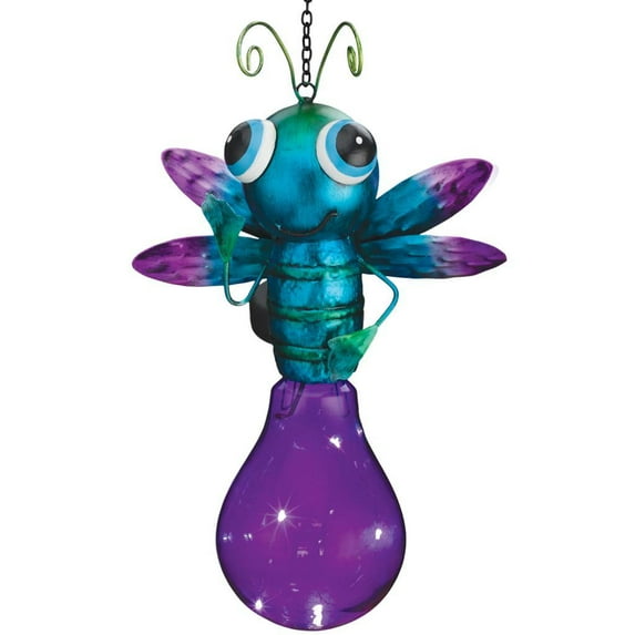 Regal Art and Gift 11256 - 14" x 6.5" Metal Solar Firefly Lantern