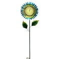 thumbnail image 1 of Home & Garden Blue Daisy Thermometer Stake Fanheit Celsius Temperature 12710, 1 of 3