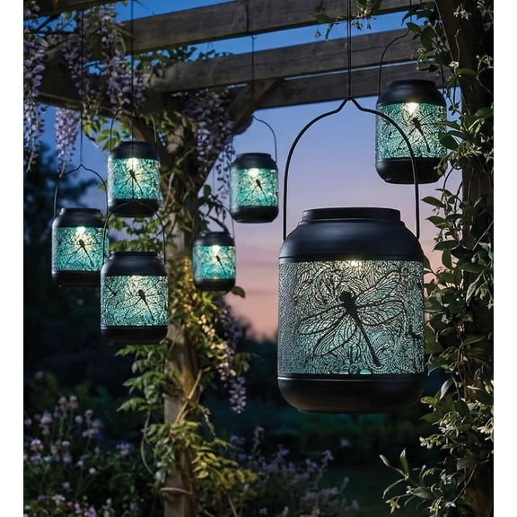 Regal Art & Gift Shadow Lantern SM - Dragonfly Metal 9.25" Light Led