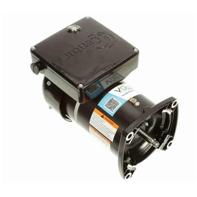 Regal Beloit EVQ165, 1.65 HP 230V, 1650W 3450RPM Variable Speed Electric Motor