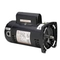 thumbnail image 1 of Regal Beloit SQS1152R 1.5 & 0.19 HP Square Flange 2-Speed Full-Rated Two-Compartment Pool Pump Motor 48Y Threaded Shaft, 1 of 8