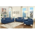 thumbnail image 1 of Regal Blue Linen Sofa with 2 Pillows, 1 of 2