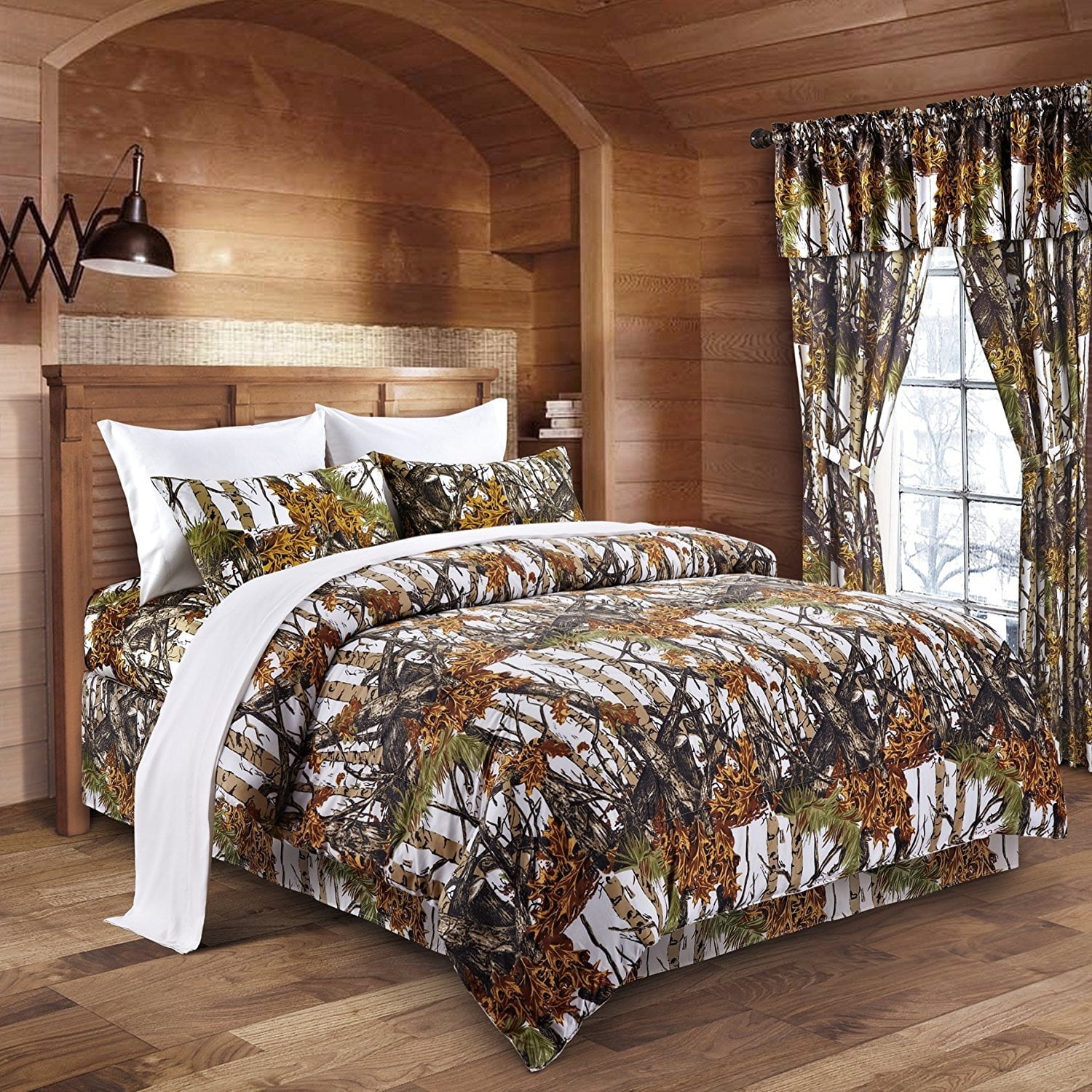 Regal Comfort The Woods White Camouflage Twin 2pc Comforter Set ...