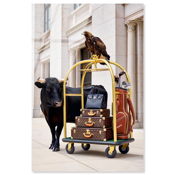Regal Departure II Acrylic Print Fashion Wall Decor by Notoriart, Ready to Hang, 10 x 15