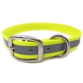 thumbnail image 1 of Regal Dog Products Large Yellow Heavy Duty Reflective Dog Collar with Durable Metal Buckle and D Ring Adjustable, Chew Proof & Waterproof Strong Small Dog Collar Other Sizes for Medium & Large Dogs, 1 of 8