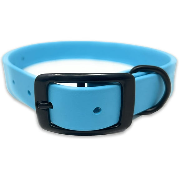 Regal Dog Products Waterproof Dog Collar with Black Hardware - Water Resistant & Easy to Clean Dog Collar with Double Buckle and D Ring