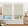 thumbnail image 1 of Regal Estate 72-inch Ivory Insulating Cordless Roman Shade 60 - 69 Inches 67 inches wide x 72 inches long, 1 of 5