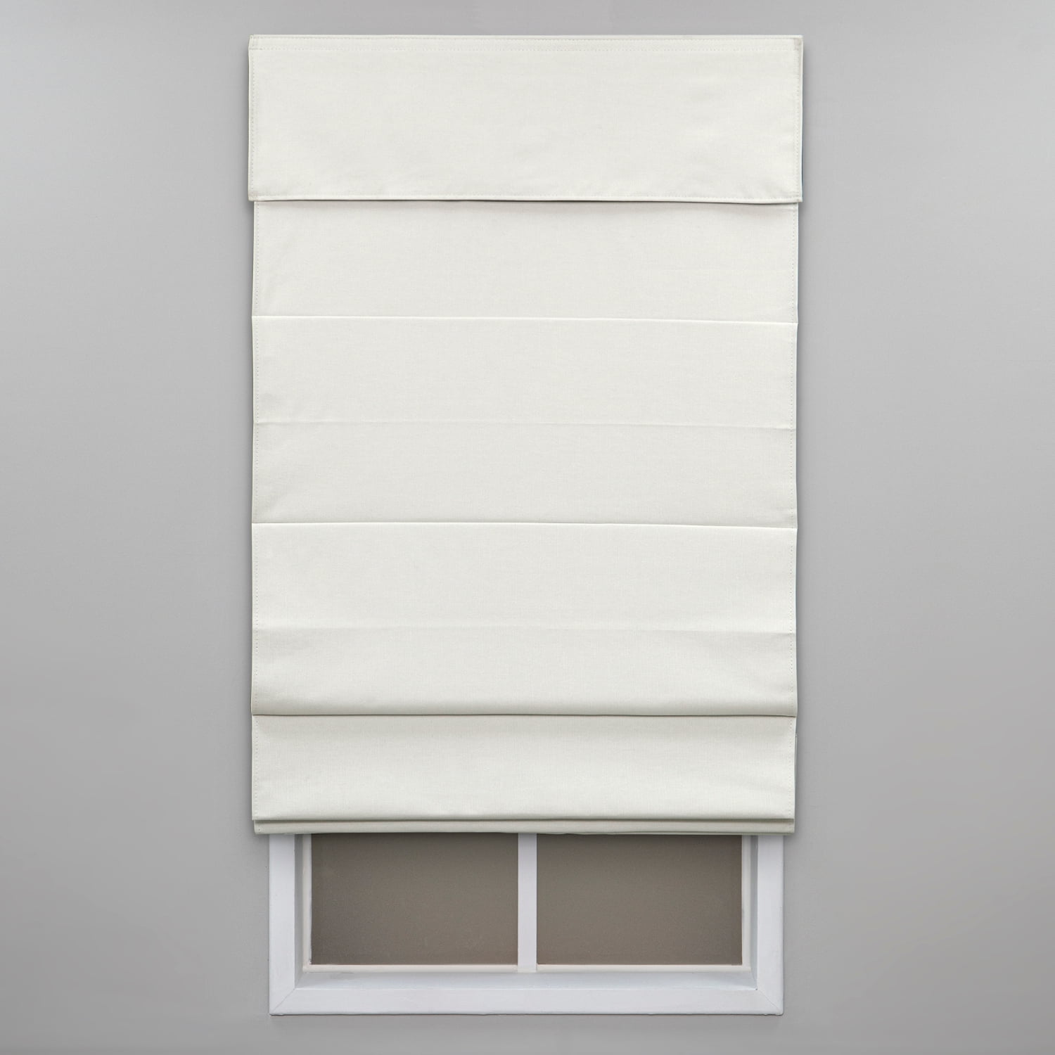 Regal Living Classic Cordless Room Darkening Roman Shade, Cream, 31W x 64L