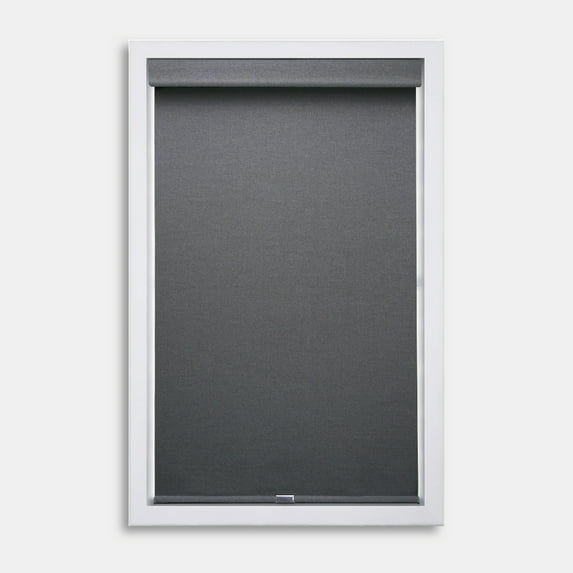 Regal Living Cordless Blackout Polyester Roller Shades, Gray - 23" W x 72" L