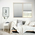 thumbnail image 1 of Regal Living Cordless Light Filtering Polyester Pleated Shades, Silver Gray - 44 in. W x 48 in. L, 1 of 7